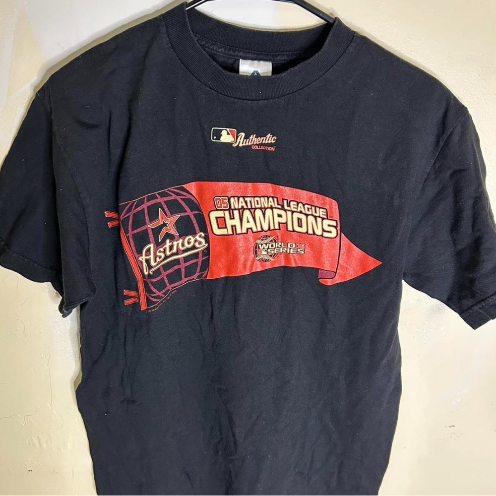 Vintage Championship 05 Black Astros T-Shirt